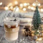 Olvini 13oz Glass Tumbler with Straw and Lid, Reusable Iced Coffee Cup Tumbler, Cute Glass Cups for Water, Matcha, Travel Coffee Mugs (Daisy) - Image 3