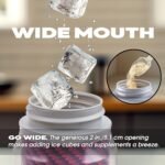 Cannon Sports 28oz Insulated Squeeze Water Bottle with Straw, Leak Proof Lids, 2 lids (Straw and Squeeze), Double Wall Insulation, Wide Mouth, BPA-Free (Red) - Image 6