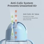 Evorie Tritan Weighted Straw Sippy Cup with Handles for Baby and Toddlers, Spill Proof Baby Water Bottle with Straw for 6 Months and up, 7 Oz, Infant Training Water Bottle (Blue) - Image 6