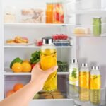 6 Pack Glass Juice Bottles with Caps, 18 oz Clear Glass Bottles, BPA Free Reusable Refillable for Juicing, Lids, Leak-Proof, Transparent - Image 5