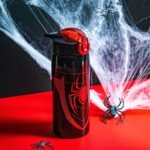 Zak Designs Marvel Spider-Man Water Bottle for Travel and At Home, 19 oz Vacuum Insulated Stainless Steel with Locking Spout Cover, Built-In Carrying Loop, Leak-Proof Design (Miles Morales) - Image 4