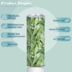 TSLOVER Birthday Gifts for Women,20oz Personalized Skinny Tumbler with May Birth Flower, Personalized Gifts for Women and Girls,Christian Gift,Mother Birthday Gift,1 Pcs - Image 3