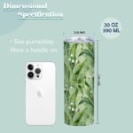 TSLOVER Birthday Gifts for Women,20oz Personalized Skinny Tumbler with May Birth Flower, Personalized Gifts for Women and Girls,Christian Gift,Mother Birthday Gift,1 Pcs - Image 5