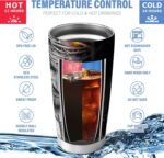 Equoza Christian Tumbler for Men,Jesus Christ Tumbler,The Devil Saw Me,Religious Gifts Travel Cup Coffee Mug Insulated Stainless Steel 20oz With Lid（Pack of 1） - Image 3