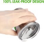 Yummy Sam 8oz Kids Stainless Steel Cups with Silicone Straws and Lids, 235ml Small Size Spill-proof Metal Tumblers for Kids, Toddler Cups with Heat-insulated Sleeves 5 Pack - Image 5