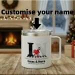 Personalized Piano Keyboard Initials & Names Mug | "You Are The Music To My Soul" Custom Insulated Tumbler with Handle | Romantic Gift for Musicians，Music Lovers Couples& Valentine's Day(B109) - Image 3