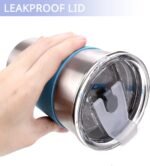 Rommeka Stainless Steel Cups for Kids, 16oz Reusable Drinking Cups Spill Proof Water Tumbler for Kids and Adults, Dishwasher Safe, 5 Pack - Image 4