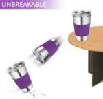 Rommeka Stainless Steel Cups for Kids, 16oz Reusable Drinking Cups Spill Proof Water Tumbler for Kids and Adults, Dishwasher Safe, 5 Pack - Image 5