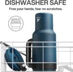 POWCAN 40 oz Tumbler with Handle, 2-in-1 Straw and Sip Lid, Leakproof, Dishwasher Safe, Insulated Stainless Steel Travel Coffee Mug, Keeps Cold for 34 Hours, Fits in Car Cup Holder (Deepsea) - Image 6