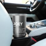 Joey Definition Funny Personalized Name For Joey Birthday Stainless Steel Insulated Tumbler - Image 6