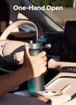 Opard 32oz Plastic Water Bottle Dishwasher Safe, Leakproof Flip-Top Lid, BPA Free Tritan, Wide Mouth Reusable Sports Water Bottle for Gym Hiking Commuting Outdoor Travel and School - Image 5