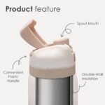 Christian Insulated Stainless Steel Water Bottle with Straw for Sports and Travel, Child of God, 32oz, Gifts for Women Girls Friends Teens Birthday Christmas - Image 3