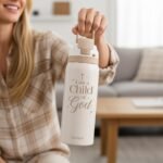 Christian Insulated Stainless Steel Water Bottle with Straw for Sports and Travel, Child of God, 32oz, Gifts for Women Girls Friends Teens Birthday Christmas - Image 5