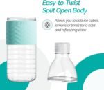 Copco Hydra 16.9 oz Water Bottle with Leak-Proof Lid - Tritan Reusable with Textured Grip Sleeve - BPA-Free, Shatter-Resistant, Dishwasher Safe for Travel, Gym, Work, Outdoors (Robins Egg Blue) - Image 5