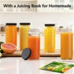 Ruckae 16oz 8 Pack Juice Bottles, Glass Bottles Juicing with Lids, Smoothie Cup Lids and Straws, Water Bottle Mason Jar Drinking Glasses for Juicing, Smoothies, Kombucha - Image 7