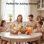 Ruckae 16oz 8 Pack Juice Bottles, Glass Bottles Juicing with Lids, Smoothie Cup Lids and Straws, Water Bottle Mason Jar Drinking Glasses for Juicing, Smoothies, Kombucha - Image 8