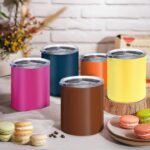 YOUKE OLA 16 Pack Stainless Steel Insulated Coffee Mug Bulk with Lids, 12oz Vacuum Insulated Double Wall Travel Mug for Hot and Cold Drinks Home Office Car, 16 Colors - Image 4