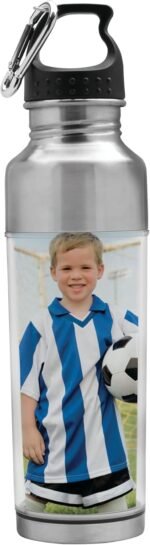 Thermo-Temp Stainless Steel Photo Water Bottle - Create Your Own - Image 4