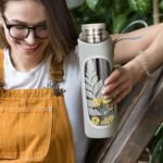 Reeho 32oz Borosilicate Glass Water Bottle with Tea Infuser, Tea Tumbler with Strainer, Reusable Travel Mug with Sleeve & 2 Lids, for Hot or Cold Drinks, Loose Tea, Fruit - Image 5