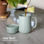 Simple Modern Voyager Signature Mug | Travel Coffee Tumbler with 360° Lid and Handle | Ceramic-Lined Insulated Stainless Steel Iced Cold Brew Cup | 12oz, Forest - Image 4