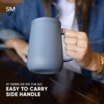 Simple Modern Voyager Signature Mug | Travel Coffee Tumbler with 360° Lid and Handle | Ceramic-Lined Insulated Stainless Steel Iced Cold Brew Cup | 12oz, Forest - Image 5