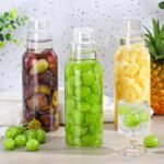 CWHHRN 34 Oz Glass Juice Bottles with Lids, Glass Bottles, BPA Free, Borosilicate Glass for Juicing, Smoothies, Infused Water, Beverage Storage, Shaker Bottles (2 Pack) - Image 8