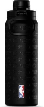Hydrapeak x NBA Officially Licensed Chicago Bulls 26 oz Active Water Bottle with Chug Lid and Handle Reusable Stainless Steel Double Wall Insulated Sports Gift - Image 4
