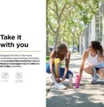 Klean Kanteen Rise Classic Insulated Water Bottle - Keep Drinks Cold for 42 Hours - Stainless Steel - Insulated Water Bottle - Leakproof - Flip Seal Sport Cap - 16 oz - Brittany Kaleidoscope - Image 4