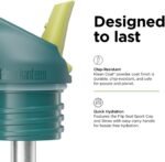 Klean Kanteen Rise Classic Insulated Water Bottle - Keep Drinks Cold for 42 Hours - Stainless Steel - Insulated Water Bottle - Leakproof - Flip Seal Sport Cap - 16 oz - Brittany Kaleidoscope - Image 5