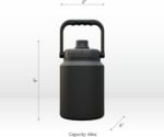Mighty Jug - 2L/ Half Gallon Large Water Bottle, Insulated Water Storage Container, Camping Water Bottle for Hot and Cold Drinks, Durable Stylish for Outdoor Adventures, 6" X 6" X 9.75 - Image 5