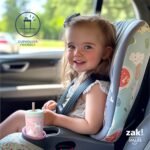 Zak Designs Kelso Toddler Cups For Travel or At Home, 12oz Vacuum Insulated Stainless Steel Sippy Cup With Leak-Proof Design is Perfect For Kids (Zaksaurus) - Image 5