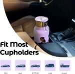 24 oz Insulated Slim Water Bottle with Flip Straw and Handle, Stainless Steel Water Bottles, Fits Car CupHolder, 100% Leak Proof, Keeps Drink Cold Up to 24 Hours, Sports/Gift (Fantasy Purple) - Image 6