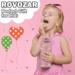 ROVOZAR Cat Water Bottle for Girls - 16oz Cat Stainless Steel Water Bottle with Straw - Cute Cats Insulated Cup - Pink Cats Kids Tumbler for School, Sports, Travel - Image 3