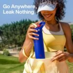 ENCOOL Insulated Water Bottle with Straw Stainless Steel Water Bottle, Leak-Proof, BPA-Free, Double Wall Vacuum Keeps Cold for 24 Hours for Sports, Travel, School (26 oz, Beaucoup Blue) - Image 8