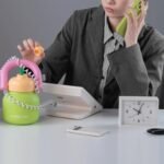 CHAKO LAB Water Bottle with Straw and Carry Handle | Wide Mouth vacuum insulated stainless steel Bottles | Reusable, leak-proof and BPA-free | 33oz(Green&Orange) - Image 3