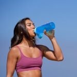 Takeya Tritan Sport Water Bottle with Spout Lid - BPA-Free & Dishwasher-Safe Water Bottle - Reusable Bottle with Lid Handle - Simple Leak-Proof Water Bottle - 24 oz, Breezy Blue - Image 3