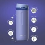 EmberIce 20 oz Vacuum Insulated Bottles - Double Wall Coffee Thermal for Travelers & Campers, Keeps Drinks Hot 18H, Cold 24H, Leak-Free, BPA-Free, Food-Grade Stainless Steel (Steel Blue) - Image 4