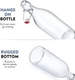 Bormioli Rocco Giara Beverage Bottle, 33.75 oz (Set of 2) - Leakproof Glass Container for Homemade Juices & Dressings - Stylish Drinkware Storage for Kitchen/Restaurant - Made in Italy (Clear) - Image 4