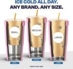 Frost Buddy Togo Buddy 30 oz Stainless Steel Vacuum Insulated Tumbler To Go Coffee Cup – Iced Coffee Cups, Iced Coffee Sleeve, Travel Mug, Thermal Cup for Hot & Cold Drinks, Dunkin Cup (I Scream) - Image 6