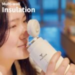 Alwdias Thrista Vacuum Insulated 316 Stainless Steel Flask for Hot & Cold Drinks | Leak-Proof Bottle with Titanium Infuser | Compact Design Ideal for Men, Women, and Loved Ones | 16.9oz, Red - Image 4