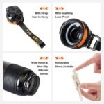 TKK Sports Water Bottles with Removable Straw 34 oz Leak-proof Flip Top Lid BPA Free Tritan Bottles with Strap for School, Fitness, Gym, Outdoor, Black - Image 5