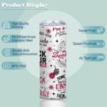 ATHAND Funny Coffee Tumblers for Women,Personalized Tumbler Mug Cup with Lid,20 Oz Stainless Steel Insulated Vacuum Skinny Iced Coffee Tumbler,Gifts for Friend Women Girl,1 Pcs - Image 3