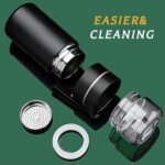 Moyufoby Glass Teapot With Infuser, Travel Tea Mug, Portable Loose Tea Infuser, Tea Cup With Infuser And Lid, Tea Mug With Infuser For Outdoor tea tumbler at Home - Image 3