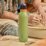 Owala FreeSip Twist Insulated Stainless Steel Water Bottle with Straw for Sports and Travel, BPA-Free, 18-oz, Blue/Green (Camo Cool) - Image 6