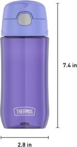THERMOS FUNTAINER 16 Ounce Plastic Hydration Bottle with Spout, Lavender - Image 5