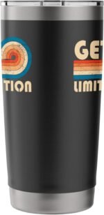 GETER Surname Retro Vintage 80s 90s Birthday Reunion Stainless Steel Insulated Tumbler - Image 3