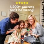 Elemental Water Bottles for Kids - Splash Kids Water Bottle for School with Pop-it Handle - BPA Free Tritan Plastic Water Bottle with Straw Leak Proof when Spout is Closed - Construction - 18oz - Image 5