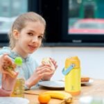 Kids Insulated Water Bottle with Straw Lid & Silicone Handle,12oz Kids Leak Proof Water Bottle for School Boys Girls,Double Wall Vacuum Stainless Steel with Non-slip Silicone Base(Yellow) - Image 7