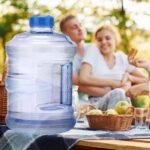 Funnymoom 4 Pcs 1 Gallon Plastic Water Bottles Round Jugs with Handle Portable Water Containers Reusable Leak Proof Bottle for Camping Outdoor Sports Travel - Image 4