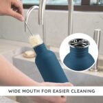 Bambaw Stainless Steel Water Bottle, 750 ml, Blue Sports Bottle, Non-Insulated Water Bottle, 750 ml Stainless Steel Bottle, Reusable Bottle, BPA-Free Flask – Sapphire Blue - Image 5
